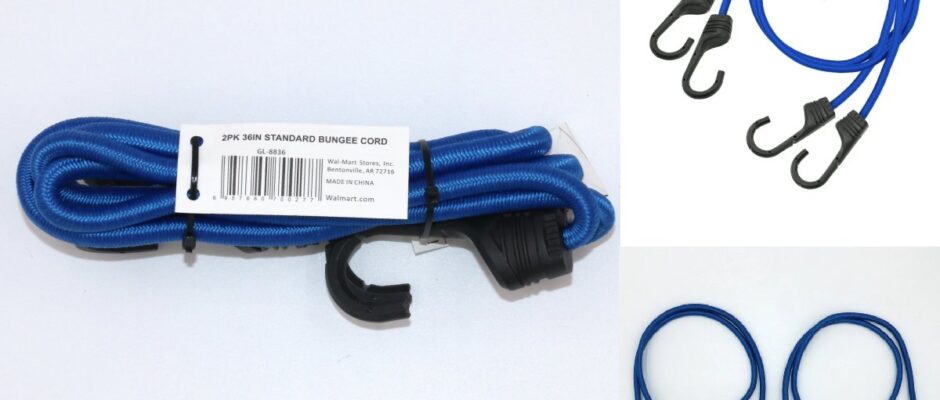 Hyper Tough 2-Pack 36-Inch Standard Rubber Bungee Cords